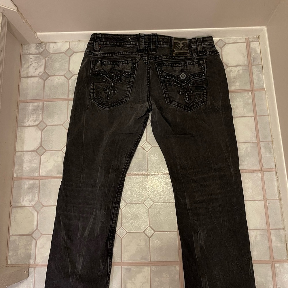 ROCK REVIVAL BLACK JEANS